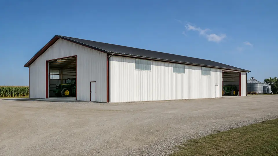 Large farm operations steel building planning preset