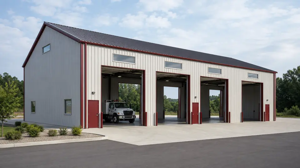 Fleet maintenance steel building planning preset