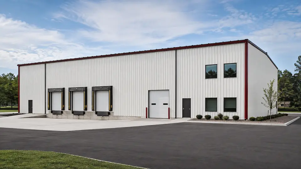 Distribution warehouse steel building planning preset